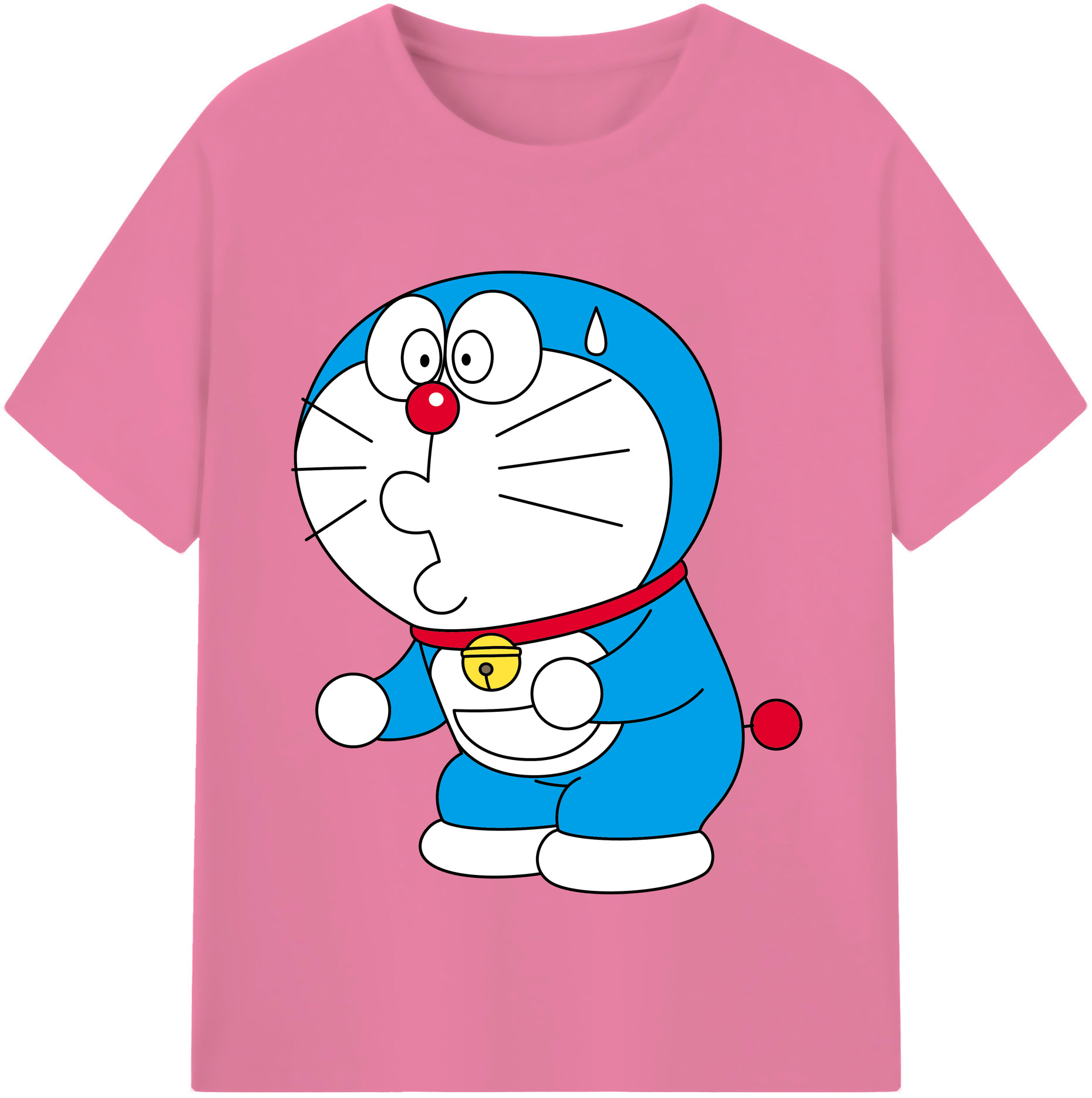 （画像用） ドラえもん Doraemon 綿100％半袖Tシャツ（フロントプリント）